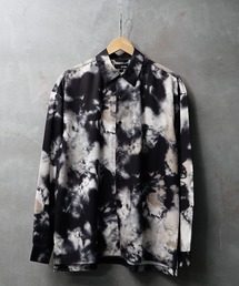 オーバーサイズ長袖シャツ メンズ 柄シャツ ビッグシルエット 長袖 シャツ レギュラーカラー 春服