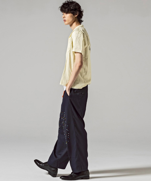 VIKTOR&ROLF（ヴィクター&ロルフ）の「VIKTOR&ROLF(ヴィクター＆ロルフ)ラインストーンパンツ（その他パンツ・メンズ・ネイビー・48/46）」の6枚目の写真