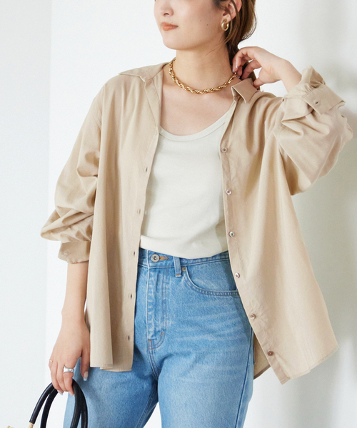 IENA - IENA  ギャザースリーブブラウス  2018 セール】maison MANTECO ギャザースリーブブラウス◇（シャツ