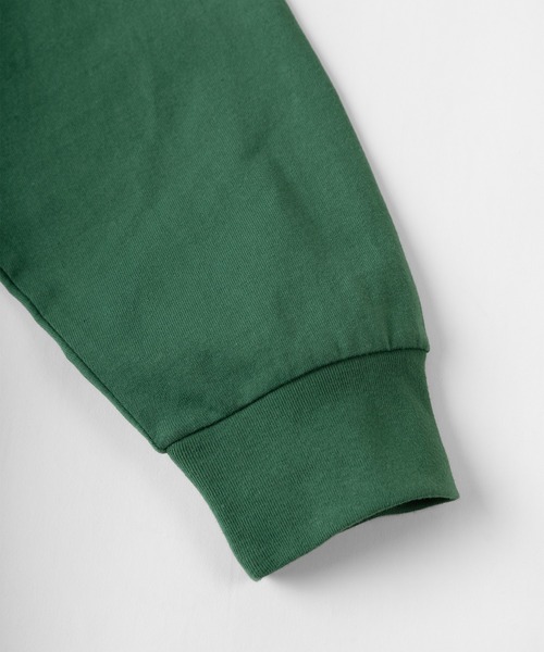 VISION STREET WEAR(ヴィジョンストリートウェア)の「【VISION STREET WEAR/ヴィジョンストリートウェア】カレッジワッペン リブラインロンT/長袖カットソー(Tシャツ/カットソー・レディース・ホワイト/チャコールグレー/グリーン/マルチ・M/L/XL)」の14枚目の写真