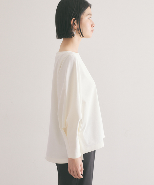 qualite(カリテ)の「《セットアップ対応》2WAYストレッチパフブラウス(シャツ/ブラウス・レディース・ブラック/オフホワイト/カーキ・38/36)」の13枚目の写真