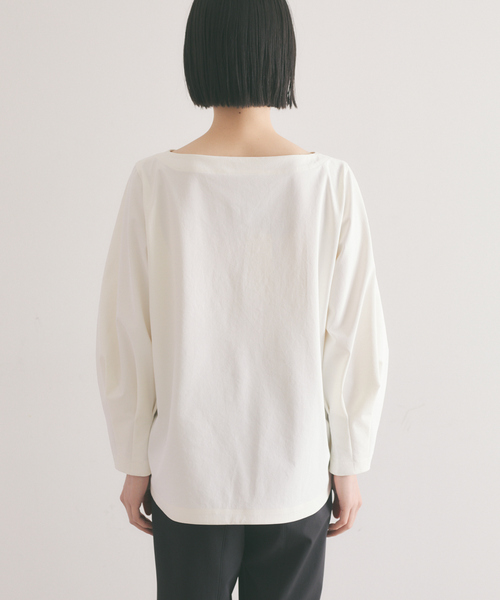 qualite(カリテ)の「《セットアップ対応》2WAYストレッチパフブラウス(シャツ/ブラウス・レディース・ブラック/オフホワイト/カーキ・38/36)」の14枚目の写真