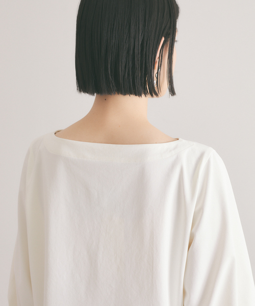 qualite(カリテ)の「《セットアップ対応》2WAYストレッチパフブラウス(シャツ/ブラウス・レディース・ブラック/オフホワイト/カーキ・38/36)」の15枚目の写真