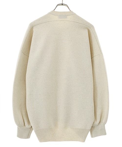 BALLAST ARK（バラストアーク）の「BALLAST ARK / バラストアーク：SWEAT KNIT：BA05-K001[AST]（スウェット・メンズ・ブラック/アイボリー・L/M）」の4枚目の写真