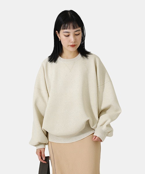 BALLAST ARK（バラストアーク）の「BALLAST ARK / バラストアーク：SWEAT KNIT：BA05-K001[AST]（スウェット・メンズ・ブラック/アイボリー・L/M）」の8枚目の写真
