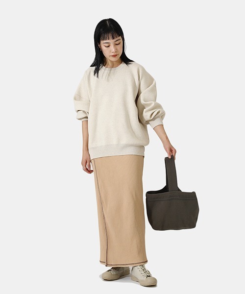 BALLAST ARK（バラストアーク）の「BALLAST ARK / バラストアーク：SWEAT KNIT：BA05-K001[AST]（スウェット・メンズ・ブラック/アイボリー・L/M）」の11枚目の写真