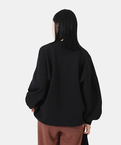 BALLAST ARK（バラストアーク）の「BALLAST ARK / バラストアーク：SWEAT KNIT：BA05-K001[AST]（スウェット・メンズ・ブラック/アイボリー・L/M）」の15枚目の写真