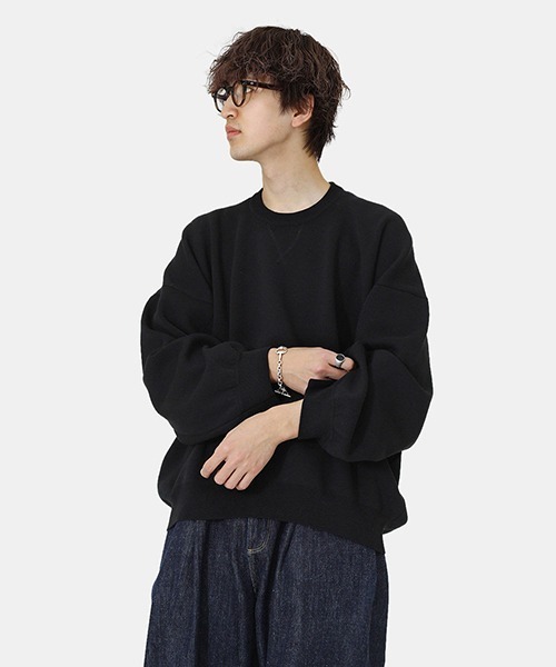 BALLAST ARK（バラストアーク）の「BALLAST ARK / バラストアーク：SWEAT KNIT：BA05-K001[AST]（スウェット・メンズ・ブラック/アイボリー・L/M）」の17枚目の写真
