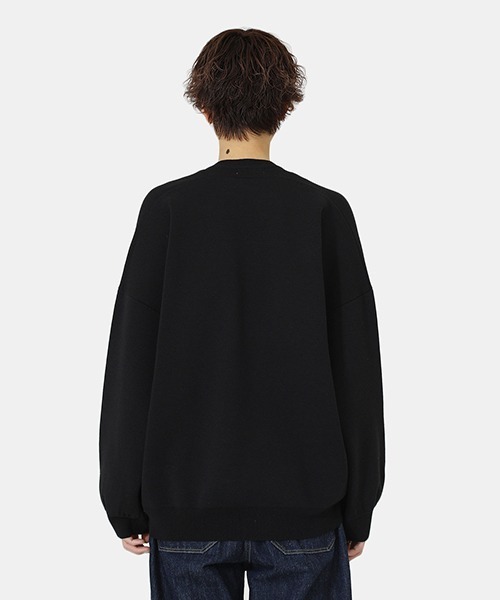 BALLAST ARK（バラストアーク）の「BALLAST ARK / バラストアーク：SWEAT KNIT：BA05-K001[AST]（スウェット・メンズ・ブラック/アイボリー・L/M）」の19枚目の写真