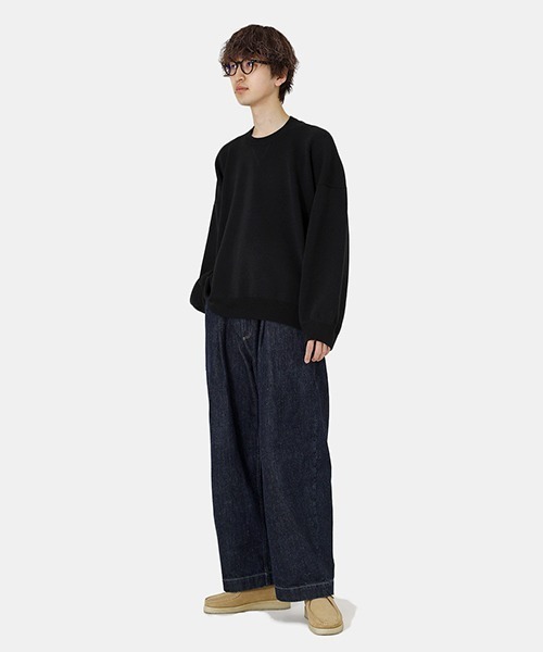 BALLAST ARK（バラストアーク）の「BALLAST ARK / バラストアーク：SWEAT KNIT：BA05-K001[AST]（スウェット・メンズ・ブラック/アイボリー・L/M）」の20枚目の写真