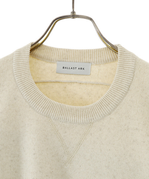 BALLAST ARK（バラストアーク）の「BALLAST ARK / バラストアーク：SWEAT KNIT：BA05-K001[AST]（スウェット・メンズ・ブラック/アイボリー・L/M）」の21枚目の写真