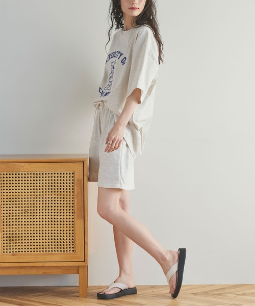 SEA DRESS（シードレス）の「ｽｳｪｯﾄｼｮｰﾄﾊﾟﾝﾂ/ﾕﾆｾｯｸｽ（その他パンツ・レディース・ライトグレー/ブラック/オートミール・FREE）」の14枚目の写真