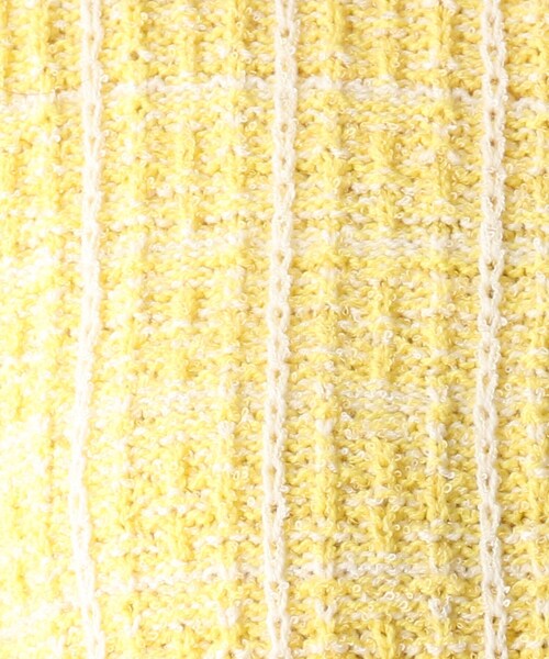 OPAQUE.CLIP（オペークドットクリップ）の「◆ツイード風編みニットカーディガン（カーディガン/ボレロ・レディース・ネイビー/グリーン/イエロー・38）」の12枚目の写真