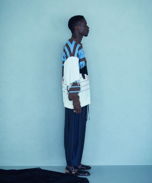 TAUPE（トープ）の「【TAUPE / トープ】22SS ヴィンテージタフタカンフーパンツ（その他パンツ・メンズ・ネイビー/ブラウン・1/2）」の21枚目の写真