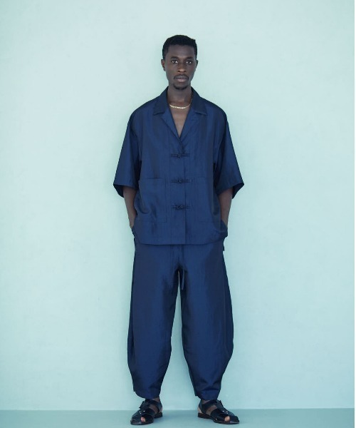 TAUPE（トープ）の「【TAUPE / トープ】22SS ヴィンテージタフタカンフーパンツ（その他パンツ・メンズ・ネイビー/ブラウン・1/2）」の19枚目の写真