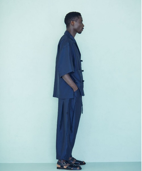 TAUPE（トープ）の「【TAUPE / トープ】22SS ヴィンテージタフタカンフーパンツ（その他パンツ・メンズ・ネイビー/ブラウン・1/2）」の18枚目の写真