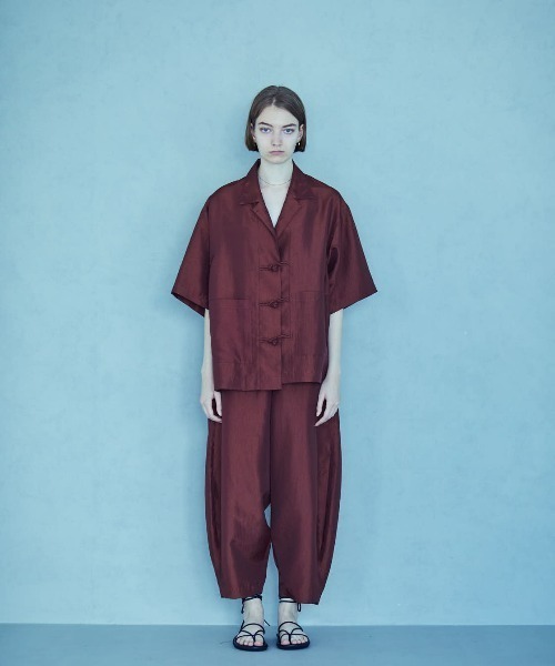 TAUPE（トープ）の「【TAUPE / トープ】22SS ヴィンテージタフタカンフーパンツ（その他パンツ・メンズ・ネイビー/ブラウン・1/2）」の15枚目の写真