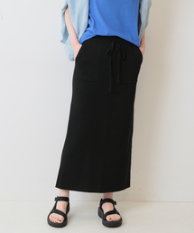 《WEB限定》綿麻ニットスカート◆