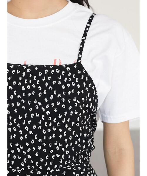 Sugar spoon（シュガースプーン）の「・SUGAR SPOON フラワーptキャミワンピース（ワンピース・レディース・ブラック/イエロー/ブルー・FREE）」の9枚目の写真