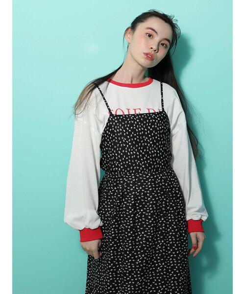 Sugar spoon（シュガースプーン）の「・SUGAR SPOON フラワーptキャミワンピース（ワンピース・レディース・ブラック/イエロー/ブルー・FREE）」の18枚目の写真