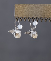 (WEB限定) シルバー９２５　ラッキーBeeピアス