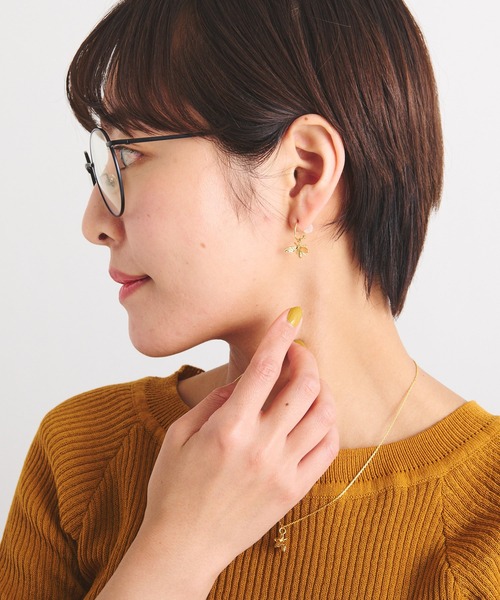 ear PAPILLONNER（イアパピヨネ）の「(WEB限定) シルバー９２５　ラッキーBeeピアス（ピアス（両耳用）・レディース・シルバー/ゴールド・FREE）」の18枚目の写真