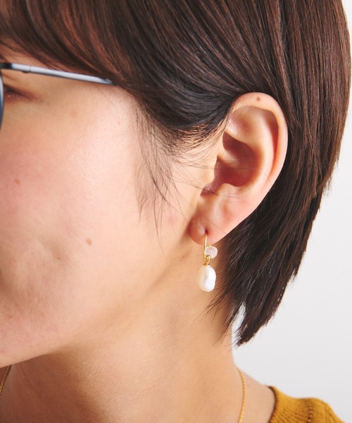 ear PAPILLONNER（イアパピヨネ）の「(WEB限定) シルバー９２５　ラッキーBeeピアス（ピアス（両耳用）・レディース・シルバー/ゴールド・FREE）」の21枚目の写真