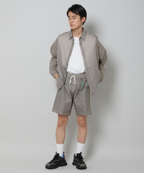 INFLATION(インフレーション)の「INFLATION/light NYLONシャツ 2276679(シャツ/ブラウス・メンズ・ブラック/グレー・MEDIUM/LARGE)」の6枚目の写真