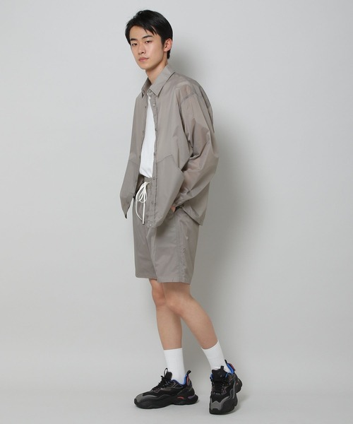 INFLATION(インフレーション)の「INFLATION/light NYLONシャツ 2276679(シャツ/ブラウス・メンズ・ブラック/グレー・MEDIUM/LARGE)」の7枚目の写真