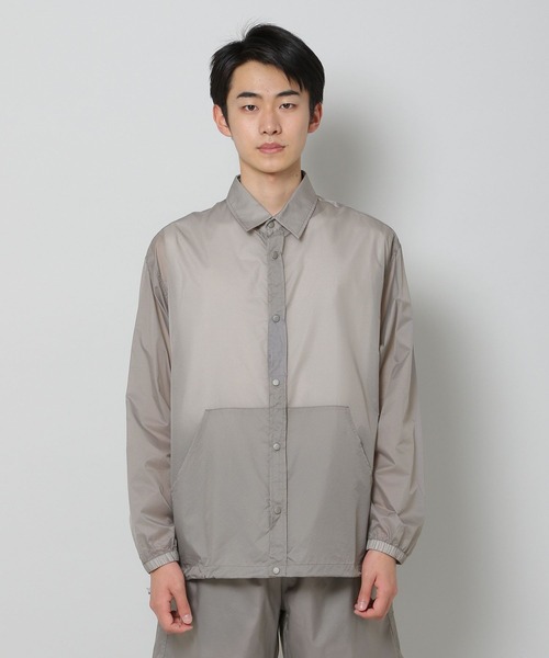 INFLATION(インフレーション)の「INFLATION/light NYLONシャツ 2276679(シャツ/ブラウス・メンズ・ブラック/グレー・MEDIUM/LARGE)」の9枚目の写真