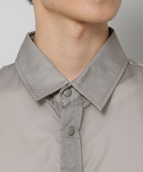 INFLATION(インフレーション)の「INFLATION/light NYLONシャツ 2276679(シャツ/ブラウス・メンズ・ブラック/グレー・MEDIUM/LARGE)」の12枚目の写真