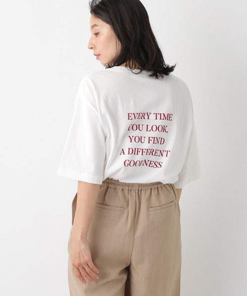 LEPSIM（レプシィム）の「アソートプリントTシャツ　274036（Tシャツ/カットソー・レディース・グレー/オフホワイト/グリーン/ホワイト系その他・FREE）」の20枚目の写真