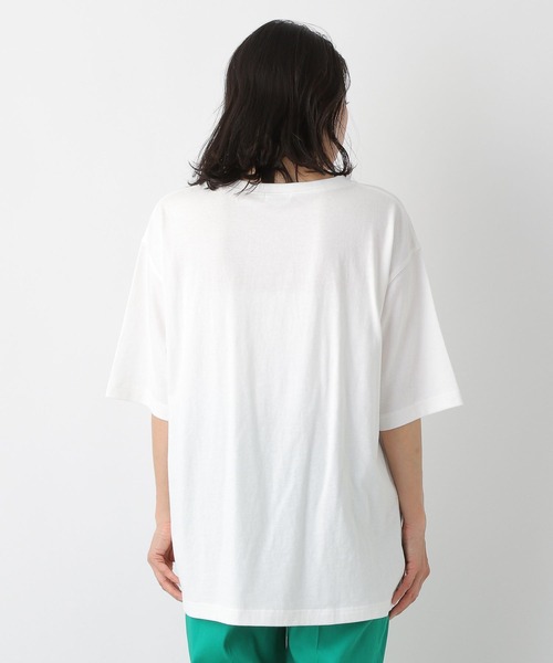 LEPSIM（レプシィム）の「アソートプリントTシャツ　274036（Tシャツ/カットソー・レディース・グレー/オフホワイト/グリーン/ホワイト系その他・FREE）」の21枚目の写真