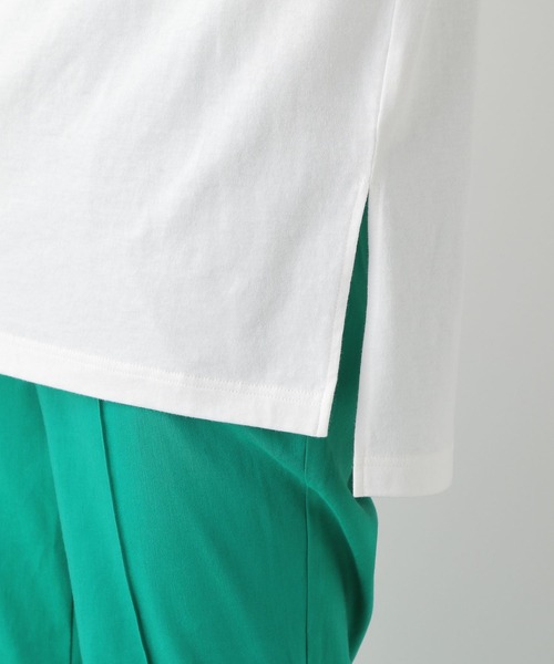 LEPSIM（レプシィム）の「アソートプリントTシャツ　274036（Tシャツ/カットソー・レディース・グレー/オフホワイト/グリーン/ホワイト系その他・FREE）」の8枚目の写真