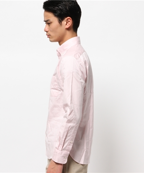 MYSELF ABAHOUSE（マイセルフアバハウス）の「ﾋﾟﾝｵｯｸｽｼｬﾂ1/2（シャツ/ブラウス・メンズ・ホワイト/ピンク/サックスブルー・LARGE/MEDIUM/SMALL/XX-LARGE）」の5枚目の写真