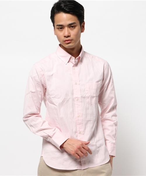 MYSELF ABAHOUSE（マイセルフアバハウス）の「ﾋﾟﾝｵｯｸｽｼｬﾂ1/2（シャツ/ブラウス・メンズ・ホワイト/ピンク/サックスブルー・LARGE/MEDIUM/SMALL/XX-LARGE）」の14枚目の写真