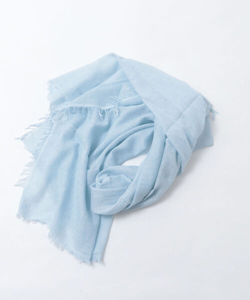 NOLLEY’S Sophi（ノーリーズソフィ）の「ソフトストール（ストール/ショール・レディース・サックスブルー/ライトグリーン/ベージュ・FREE）」の3枚目の写真