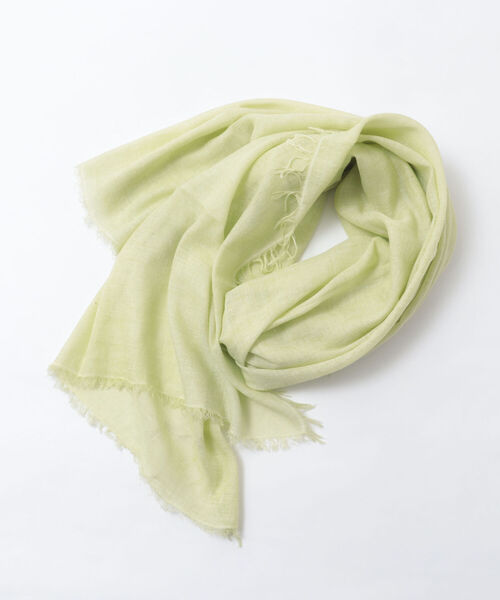 NOLLEY’S Sophi（ノーリーズソフィ）の「ソフトストール（ストール/ショール・レディース・サックスブルー/ライトグリーン/ベージュ・FREE）」の4枚目の写真