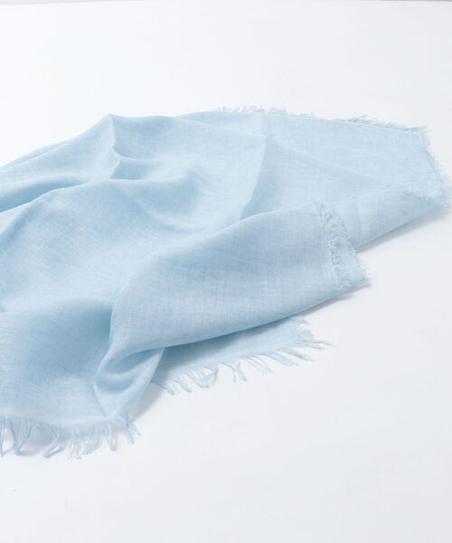 NOLLEY’S Sophi（ノーリーズソフィ）の「ソフトストール（ストール/ショール・レディース・サックスブルー/ライトグリーン/ベージュ・FREE）」の7枚目の写真