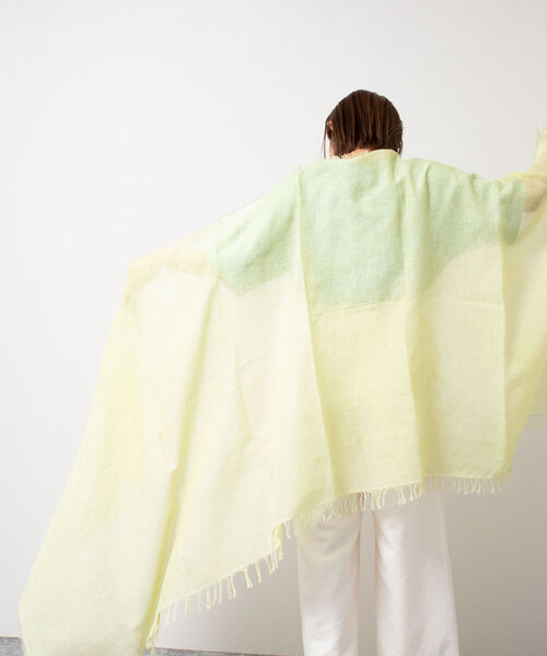 NOLLEY’S Sophi（ノーリーズソフィ）の「ソフトストール（ストール/ショール・レディース・サックスブルー/ライトグリーン/ベージュ・FREE）」の10枚目の写真