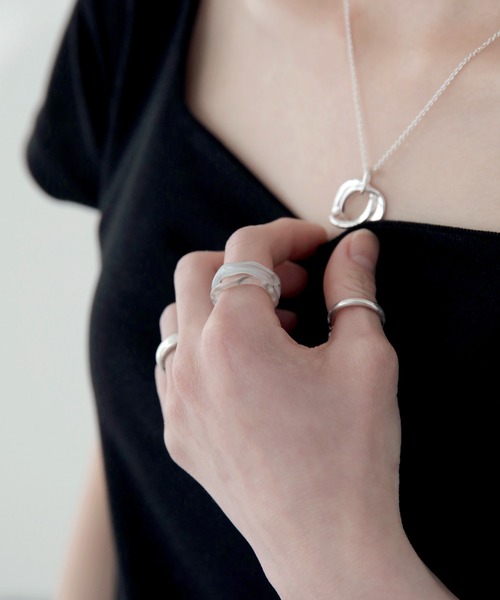 UNE MANSION（ユヌマンション）の「ホマイカウェーブリングセット（リング・レディース・ホワイト/スカイブルー/パープル/グレー/ピンク/イエロー/ブルー/グリーン・ONE SIZE）」の12枚目の写真