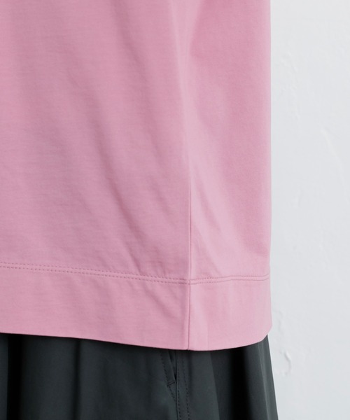 PUAL CE CIN（ピュアルセシン）の「シルケット袖フリルTシャツ（Tシャツ/カットソー・レディース・ブラック/ピンク/ブルー/グリーン・FREE）」の17枚目の写真