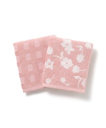 Francfranc（フランフラン）の「ヴァレセットフェイスタオル フラワー ピンク（タオル）」