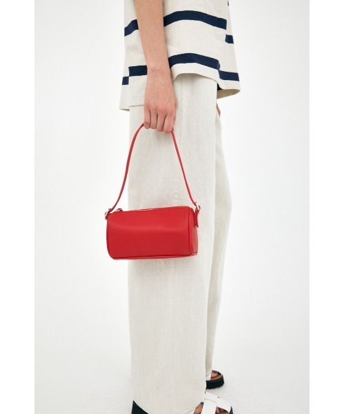 MOUSSY（マウジー）の「MINIMAL ROUND バッグ（ハンドバッグ・レディース・アイボリー/ブラック/レッド・FREE）」の9枚目の写真