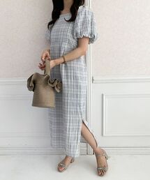 MAJESTIC LEGON（マジェスティックレゴン）の「バルーンスリーブIラインワンピース（ワンピース・レディース）」