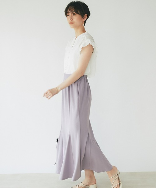 un dix cors（アンディコール）の「大人可愛い　前後2WAYピンタックフリルブラウス（シャツ/ブラウス・レディース・ブラック/レッド/オフホワイト/ブルー・FREE）」の14枚目の写真