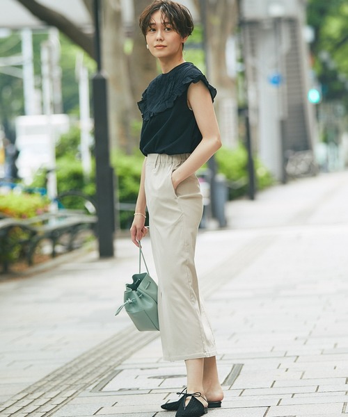 un dix cors（アンディコール）の「大人可愛い　前後2WAYピンタックフリルブラウス（シャツ/ブラウス・レディース・ブラック/レッド/オフホワイト/ブルー・FREE）」の21枚目の写真