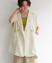 クレープノースリーブジャケット