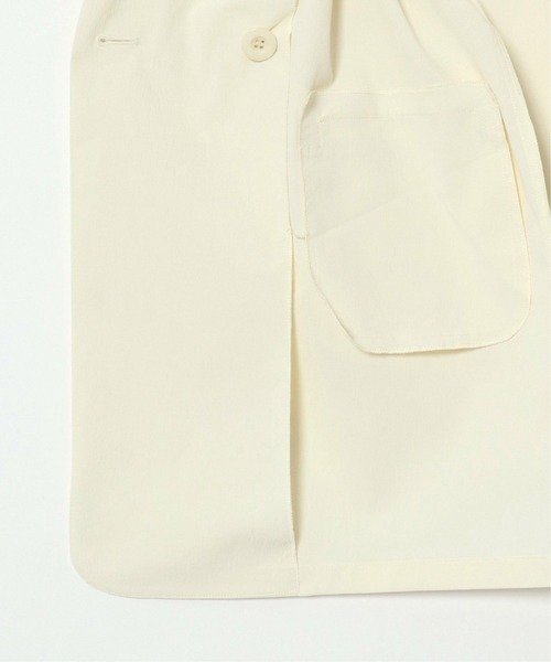 notch.(ノッチ)の「クレープノースリーブジャケット(ベスト・レディース・ブラック/オフホワイト/ライトベージュ・M)」の16枚目の写真