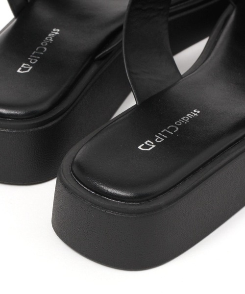 studio CLIP（スタディオクリップ）の「厚底トングサンダル（サンダル・レディース・サックスブルー/ホワイト/ブラウン/ブラック・MEDIUM/LARGE）」の10枚目の写真